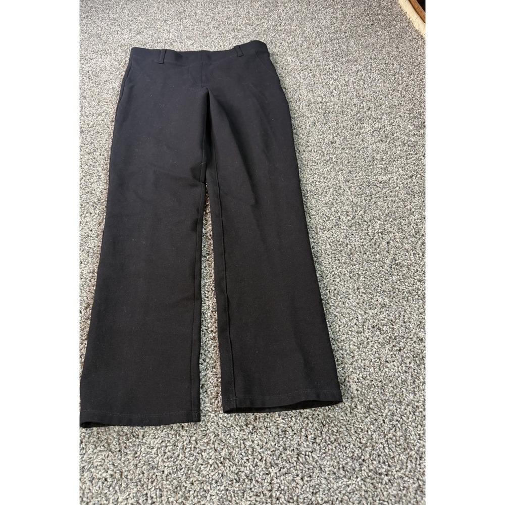 Quince Ultra Stretch Ponte Wide Leg Pants Women's Size Medium Black